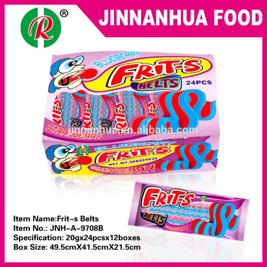 strawberry and blueberry frit-s belts candy