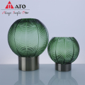 17/26 cm Lantern Ball Shape Colored Flower Glass Vase