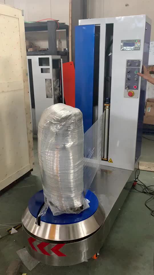 Good produced Airport Stretch Film luggage Wrapping Machine