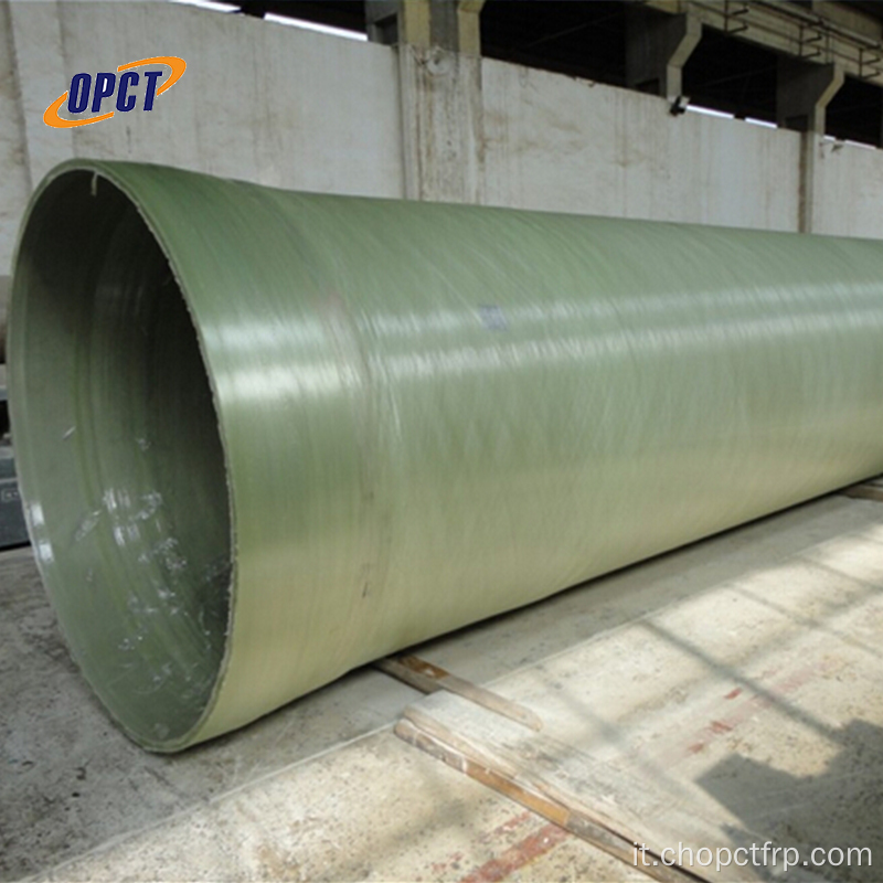 Tubo di fibra di vetro diametro di tubo di grande diametro FRP/GRP