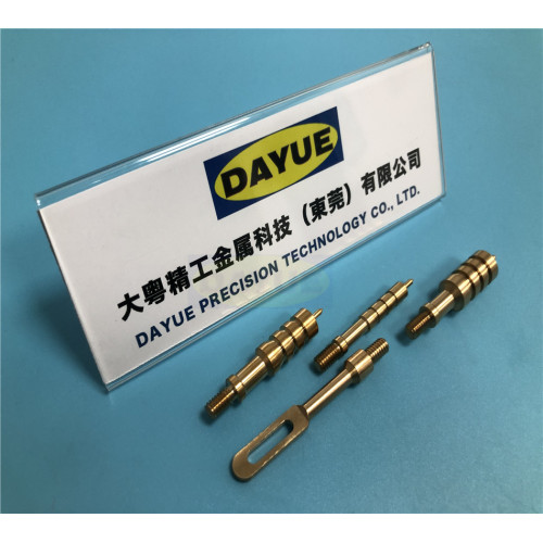 CNC Turning&Milling Parts Brass machined thin shaft