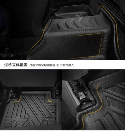 Car Floor Mats for Modern IX25, IX35, Fiesta, Toussault, Yuena, Mingtu, and Shengda 6-Seater Models