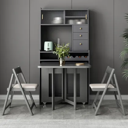 Portable Foldable Dining Table for Apartments & Hotels