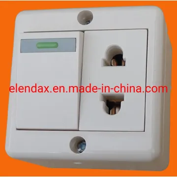 Розетка настенного выключателя для поверхностного монтажа в европейском стиле (S2019)