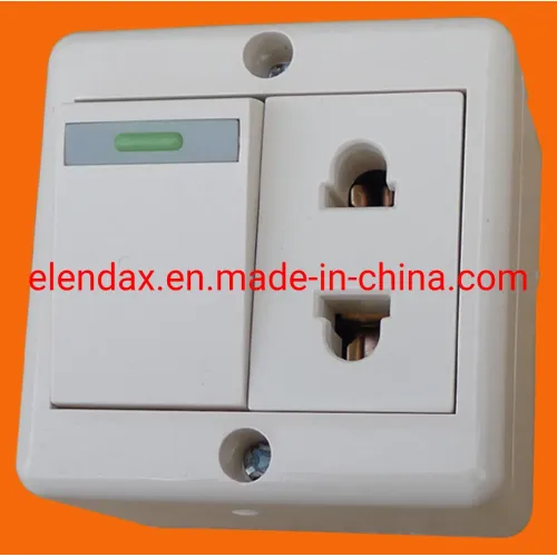 Розетка настенного выключателя для поверхностного монтажа в европейском стиле (S2019)