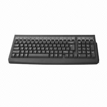 Programmable POS Keyboard, Supports all Key Programming Mode and Magnetic Stripe Card Reading