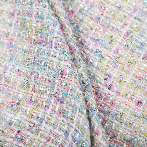 Colorful Cotton Print Jacquard Fabric