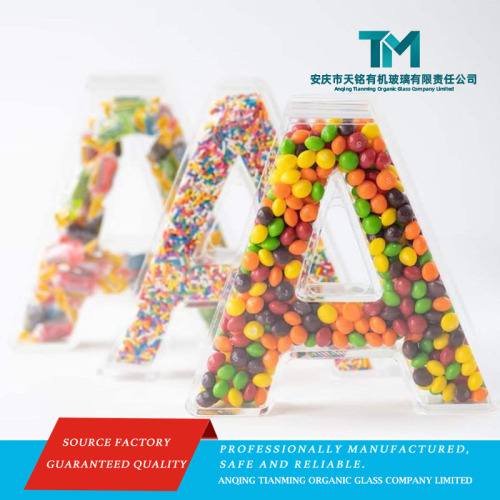 Caixas de armazenamento de doces acrílicas personalizadas leves