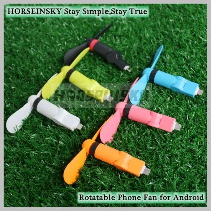 Micro USB Rotatable Fan Mute Mini Cooler Fans for Android Cell Phone