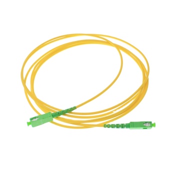 Singlemode الألياف البصرية الطائر FC/SC/LC/ST UPC 3M سلك التصحيح الأصفر