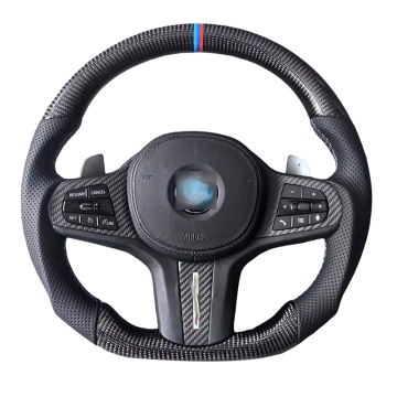 Wholesale Sports-Style Multi-Function Steering Wheel for BMW F18 F35 F Series Carbon Fiber and Leather Upgrade
