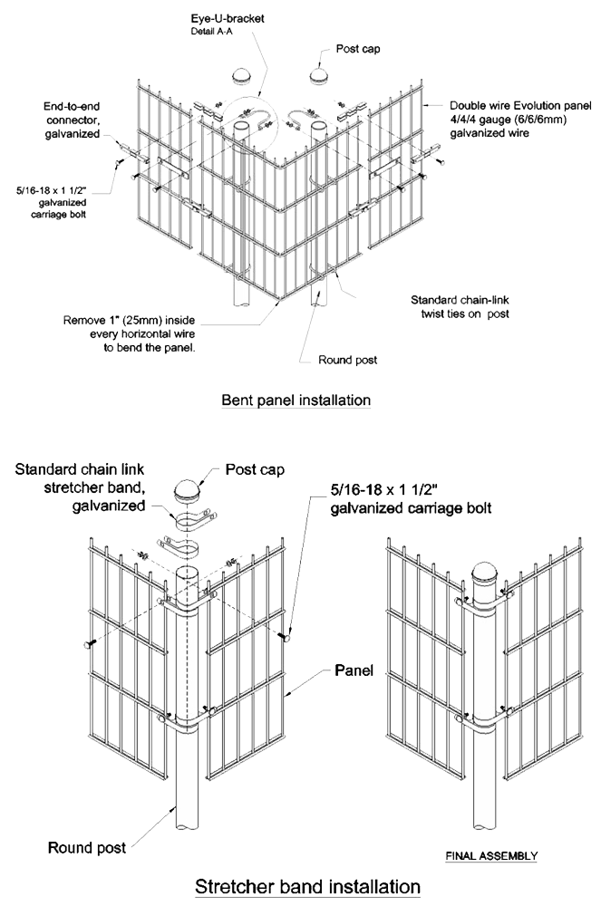 Double Horizontal Mesh