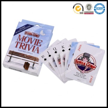 custom paper plastic gold wholesale playing card game packed into paper box tin box plastic box card board box