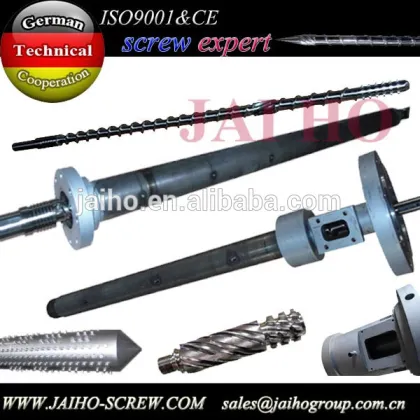 HDPE Blow Molding Machine Screw Barrel / Single blow molding screw and barrel / High Speed Single Screw barrel