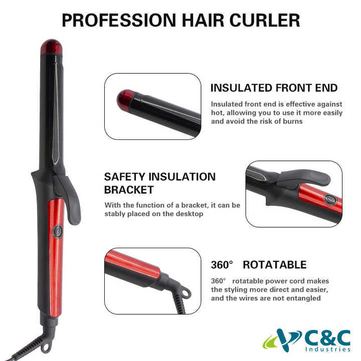New Professional Hair Curler with Big Wave Function
