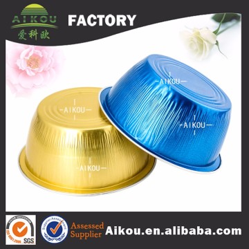Colorful aluminum custom logo printed ice cream packaging containers