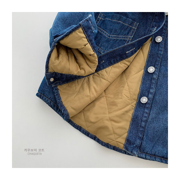 Jaket denim kasual kanak-kanak