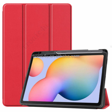Soft Silicone Smart Case for Samsung Galaxy Tab S6 Lite 10.4: Comprehensive Protection with Pencil Holder