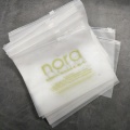 100% biodegradable double frosted slider zip lock bag