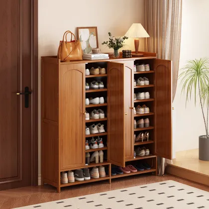 Dustproof Vintage Shoe Storage Cabinet