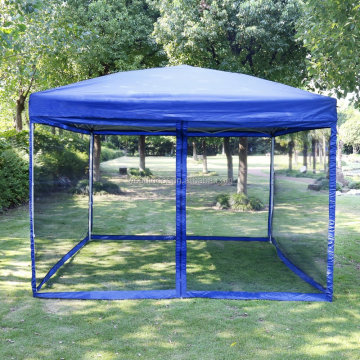 10x10 ft Outdoor Easy Pop Up Canopy Tent with Mesh Side Walls