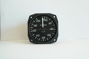 Short Case 3 1/8” Airplane Aircraft Speed Indicator Gauges Bk200-1a