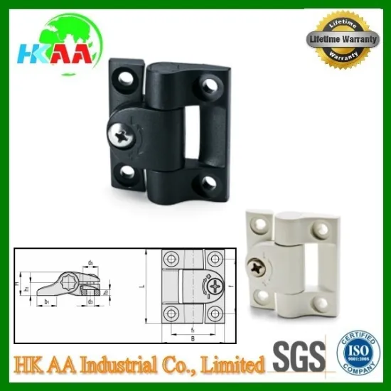 Hinges with adjustable friction, adjustable cabinet locking hinge