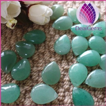 20x15mm teardrop green aventurine beads