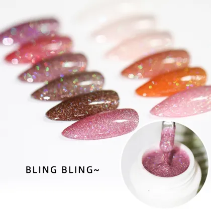 Japanese Fairy Shining Star High-Gloss Nail Polish - 12 Colors Gel Polish