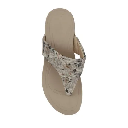 Comfortable Thick Heel Roman Sandals With Toe Design