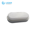 LEDER Long Circle Απλό λευκό LED Φωτιστικό τοίχου