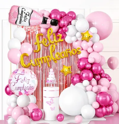 TaoLe Bear Factory Feliz Cumpleanos Globo Arco New Design