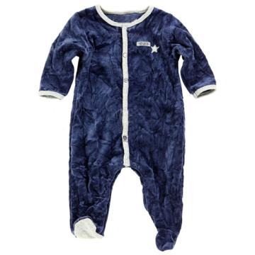 Plain Blue Baby Rompers Boys