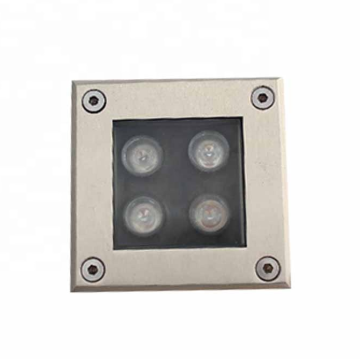 IP67 Sidewalk LED Underground Recessed Square 4W