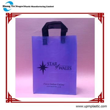 Customized Printed Soft Handle Poly Shopping Bag