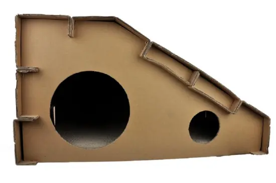 Foldable Cardboard Cat  House