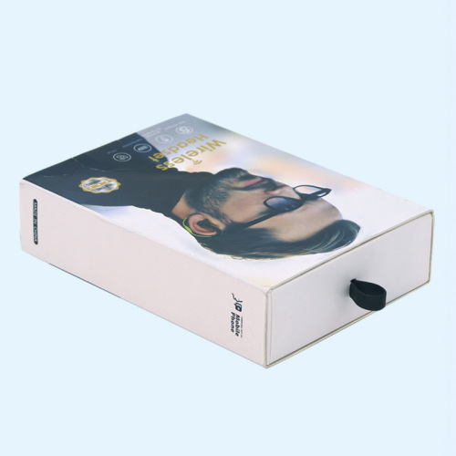 Benutzerdefinierte Schleifeschubladenpaketpaketbox für Kopfhörer