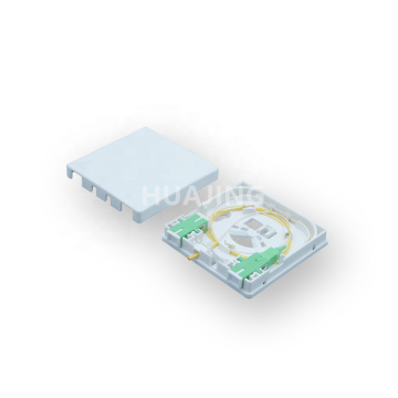 GPMB-L 2 Core Fire Retardant Fiber Patch Panel - Wall Mount Face Plate