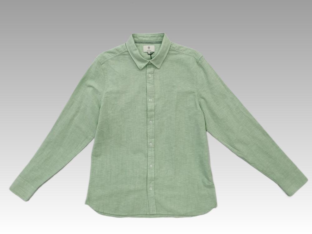 Chemises de printemps pour hommes en lin en coton