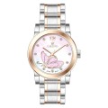 Elegant Pearl Watch With Butterfly Pattern