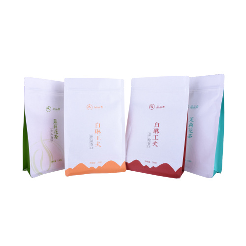 Biodegradable Plastic Custom Printed Ziplock tea bag