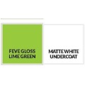 Feve Gloss Lime Green Aluminium Sheet