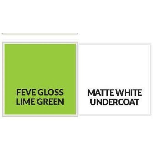 Feve Gloss Lime Green Aluminium Sheet