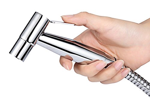 Bình xịt nhà vệ sinh cầm tay bằng đồng thau rắn với Chrome