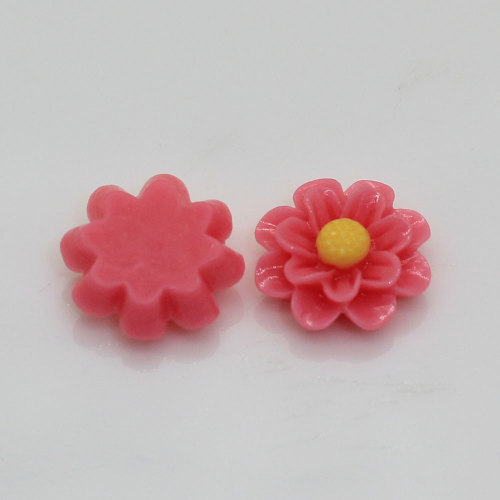 Cabochon in resina a forma di fiore colorato kawaii simulato per decorazioni per giocattoli fai-da-te Accessori per capelli per ragazze Charms