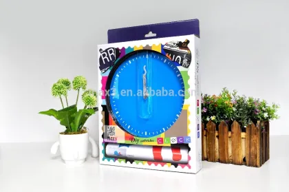 sticker wall clock