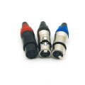 XLR Female Solder Connector for Microphone Audio Cables