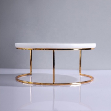 Marble Cake Stand - New Round Decorative Table for Wedding, Party Cakes & Home Decor (100 Pcs)