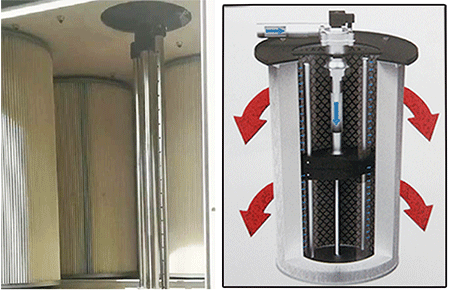 rotor-back-blow-cleaning