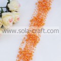 3MM&8MM ABS Plastic Pearl Beaded Garland Wedding Decoration Party Rope 1.3M